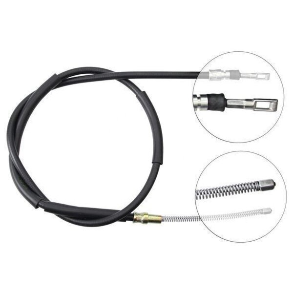 Parking brake cable 1,360 mm drum brake A.B.S. for VOLVO 340-360 and others