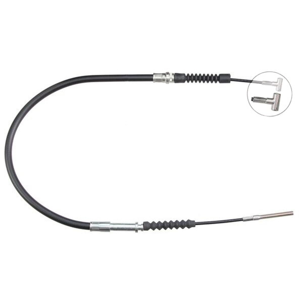 Parking brake cable no rolling 800 mm A.B.S. for TOYOTA PICNIC