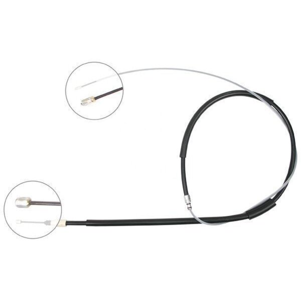 Parking brake cable 2,080 mm disc brake A.B.S. for RENAULT MEGANE and others