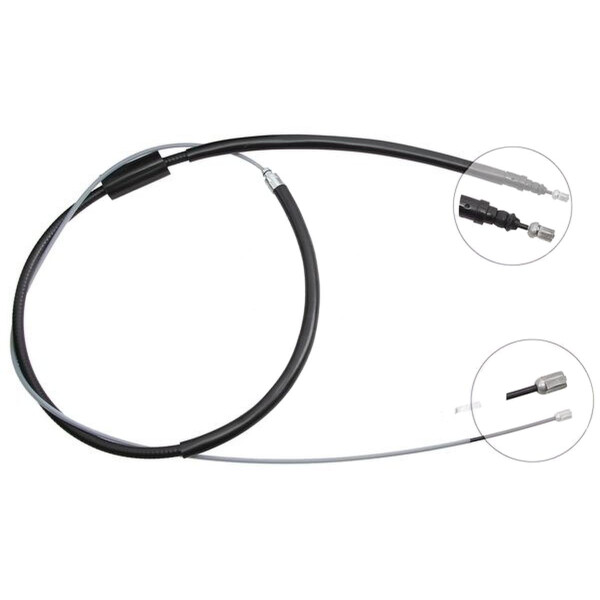 Parking brake cable 2.068 mm disc brake A.B.S. for RENAULT MEGANE