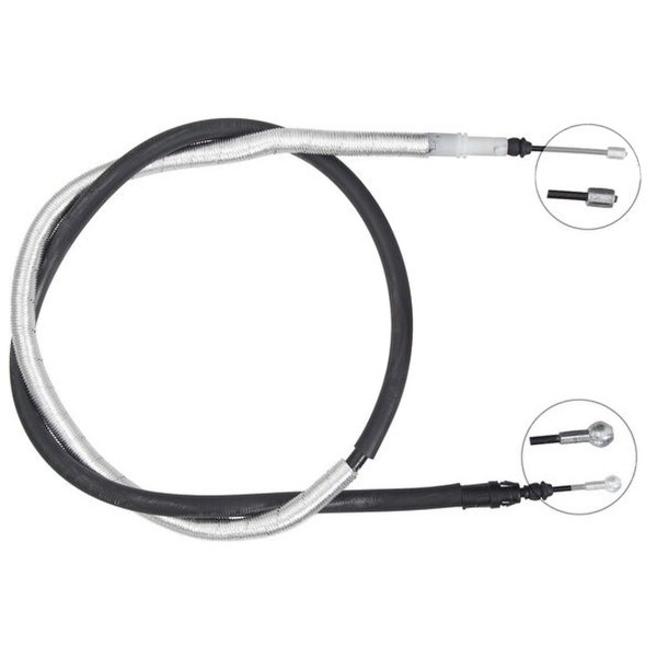 Parking brake cable 1,614 mm disc brake A.B.S. for CITROËN JUMPY and others