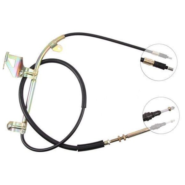 Parking brake cable 1,958 mm disc brake A.B.S. for AUDI A6 and others