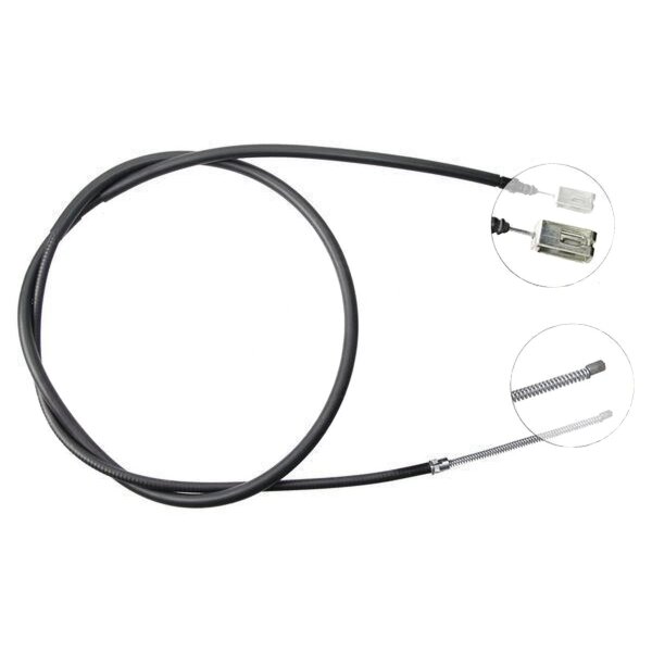 Seilzug Feststellbremse 2.286 mm Trommelbremse A.B.S. für u.a. CITROËN JUMPY