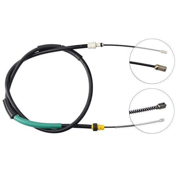 Parking brake cable 1,582 mm drum brake A.B.S. for CITROËN ZX and others