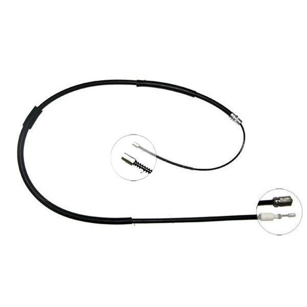 Parking brake cable 1,610 mm drum brake A.B.S. for CITROËN ZX