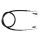 Parking brake cable 1,545 mm disc brake A.B.S. for CITROËN XSARA and others