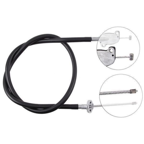 Parking brake cable 1,500 mm A.B.S. for DAIHATSU CHARADE and others
