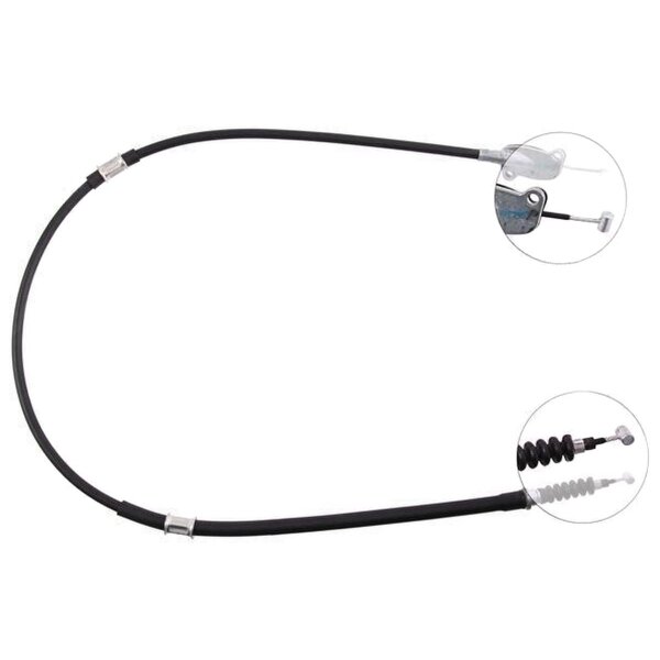 Parking brake cable 1,350 mm disc brake A.B.S. for e.g. DAIHATSU GRAN