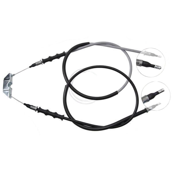 Parking brake cable 1,455 mm A.B.S. suitable for e.g. OPEL VECTRA