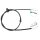 Parking brake cable 2.180 mm disc brake A.B.S. for VOLVO XC90 and others