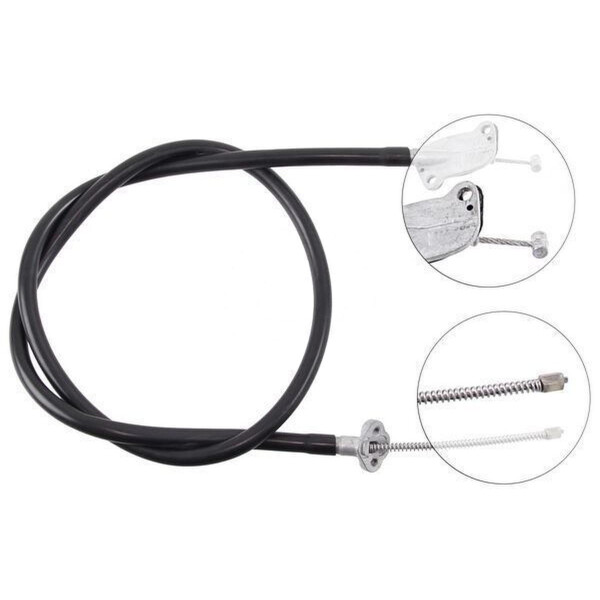 Seilzug Feststellbremse 1.560 mm Trommelbremse A.B.S. für u.a. DAIHATSU CHARADE