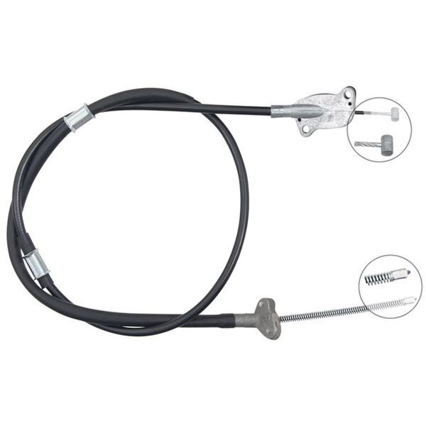 Parking brake cable 1,425 mm drum brake A.B.S. for DAIHATSU GRAN