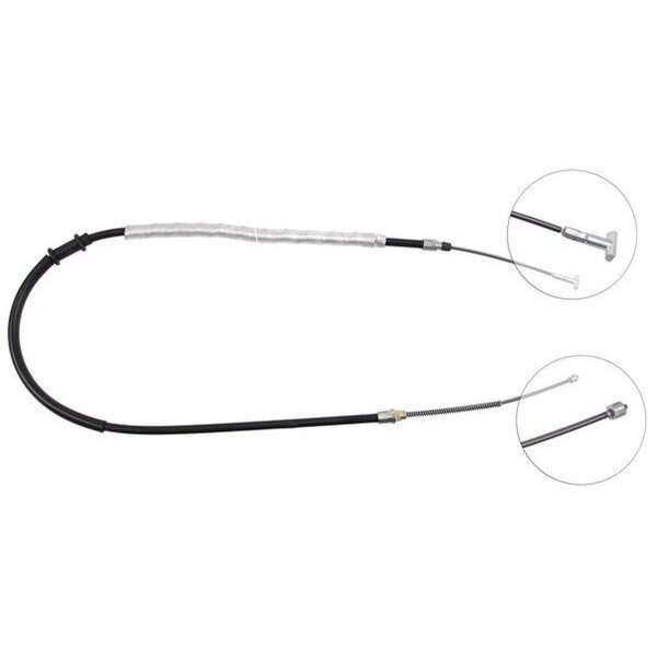 Parking brake cable 1,428 mm drum brake A.B.S. for FIAT MAREA and others