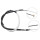 Parking brake cable no rolling 1.480 mm A.B.S. for FIAT BRAVO
