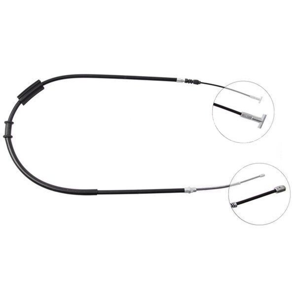 Parking brake cable 1,383 mm drum brake A.B.S. for FIAT MAREA and others