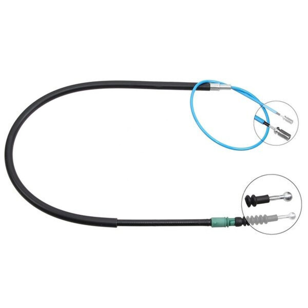 Parking brake cable 1,447 mm disc brake A.B.S. for SKODA OCTAVIA and others