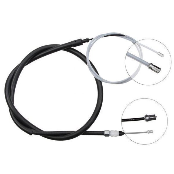 Parking brake cable 2.402 mm disc brake A.B.S. for PEUGEOT PARTNER and others