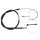 Parking brake cable 2.224 mm disc brake A.B.S. for e.g. RENAULT LAGUNA