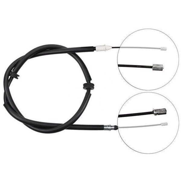 Parking brake cable 1,525 mm disc brake A.B.S. for e.g. RENAULT KANGOO