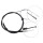 Parking brake cable 1,760 mm disc brake A.B.S. for e.g. RENAULT KANGOO