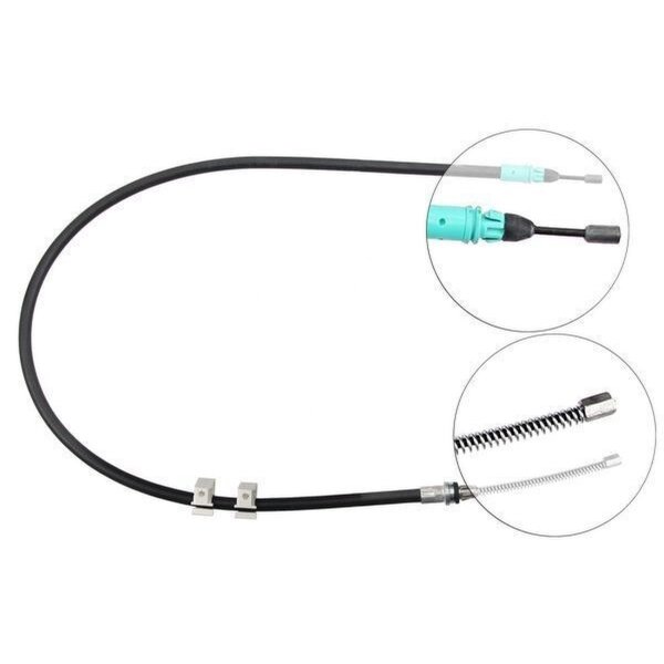 Parking brake cable 1,028 mm drum brake A.B.S. for SMART FORTWO and others
