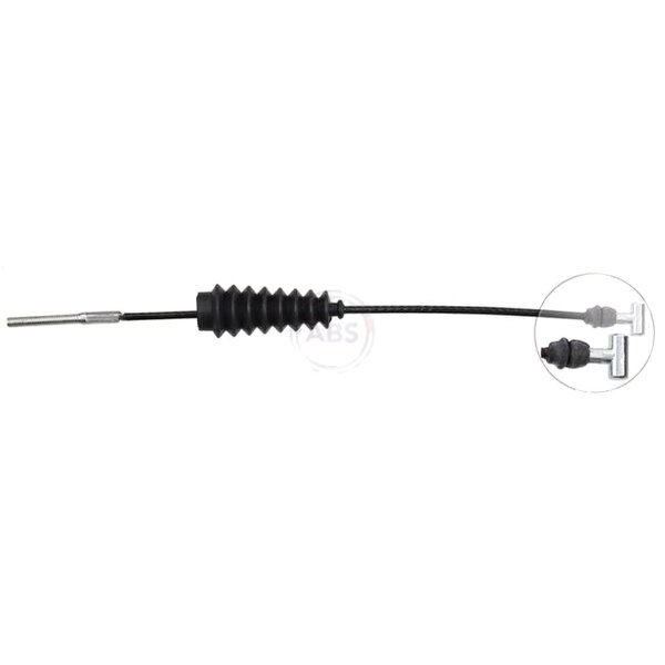 Parking brake cable no rolling 319 mm A.B.S. for e.g. TOYOTA CAMRY