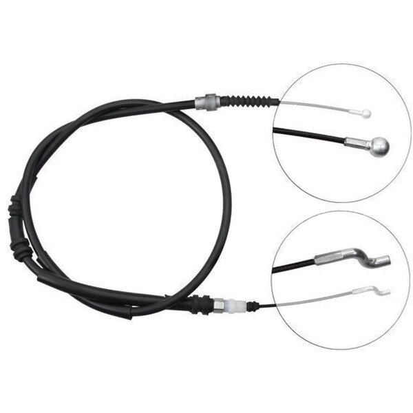 Parking brake cable 1,650 mm disc brake A.B.S. for e.g. VW MULTIVAN