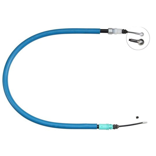 Seilzug Feststellbremse 829 mm Scheibenbremse A.B.S. für u.a. CITROËN DS4