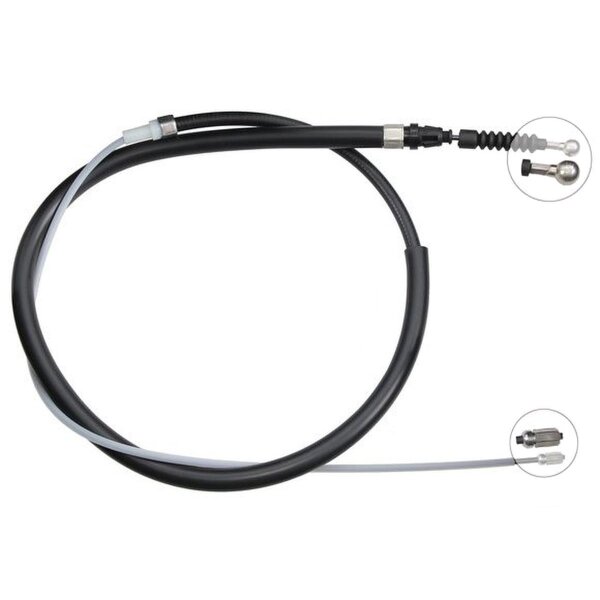 Parking brake cable no rolling 1,610 mm A.B.S. for VW TOURAN and others