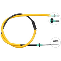Parking brake cable 1,572 mm drum brake A.B.S. for...