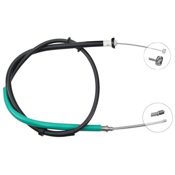 Parking brake cable 1,535 mm drum brake A.B.S. for LANCIA YPSILON