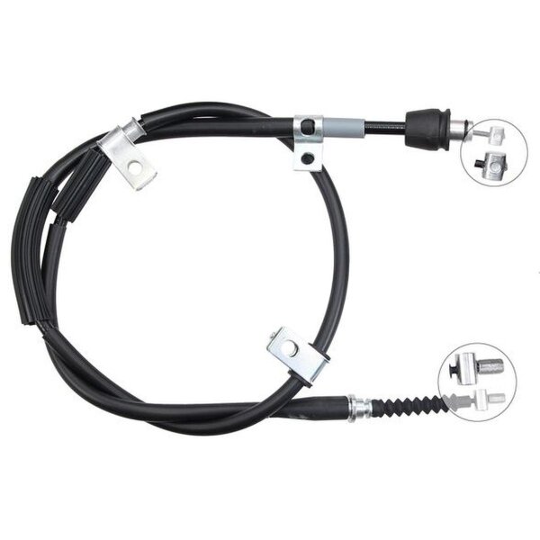 Parking brake cable 1,438 mm disc brake A.B.S. for HYUNDAI and others