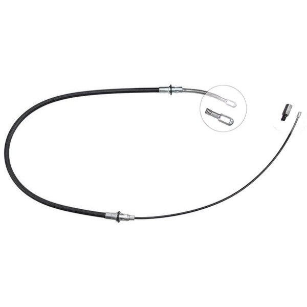 Parking brake cable 1.293 mm drum brake A.B.S. for CHRYSLER VOYAGER and others