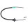 Parking brake cable 590 mm disc brake A.B.S. for e.g. RENAULT TRAFIC