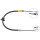 Parking brake cable 637 mm disc brake A.B.S. for e.g. RENAULT TRAFIC