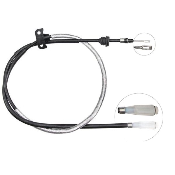 Parking brake cable 2,060 mm disc brake A.B.S. for VOLVO S80