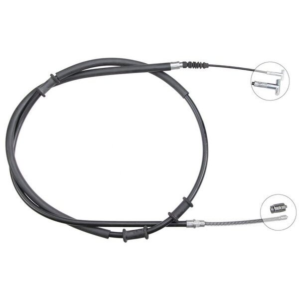 Parking brake cable 2.063 mm drum brake A.B.S. for FIAT MULTIPLA and others
