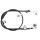 Parking brake cable 1,583 mm disc brake A.B.S. for TOYOTA MR2