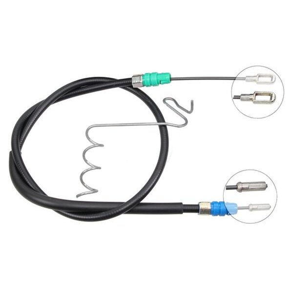 Parking brake cable 1,270 mm disc brake A.B.S. for FORD TRANSIT and others