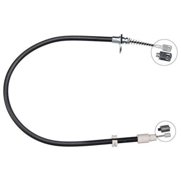 Parking brake cable 743 mm disc brake A.B.S. for e.g. MB E-CLASS