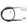 Parking brake cable 1,266 mm disc brake A.B.S. for FORD TRANSIT and others