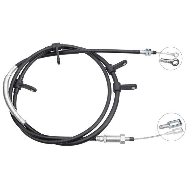 Parking brake cable 2,910 mm disc brake A.B.S. for FIAT DUCATO and others