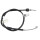 Parking brake cable 1,488 mm drum brake A.B.S. for KIA PICANTO