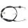 Parking brake cable 1,488 mm drum brake A.B.S. for KIA PICANTO
