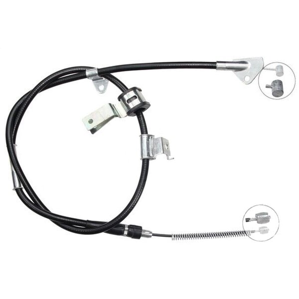 Parking brake cable 1,440 mm drum brake A.B.S. for NISSAN PIXO and others