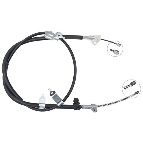 Parking brake cable 1,695 mm drum brake A.B.S. for SUBARU TREZIA and others