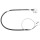 Parking brake cable 1,482 mm disc brake A.B.S. for VW BEETLE and others
