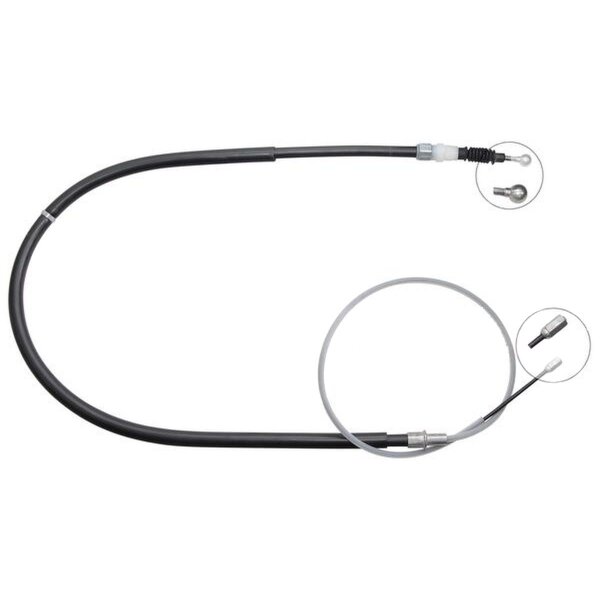 Parking brake cable 1,498 mm disc brake A.B.S. for e.g. VW BEETLE