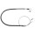 Parking brake cable 1,498 mm disc brake A.B.S. for e.g. VW BEETLE
