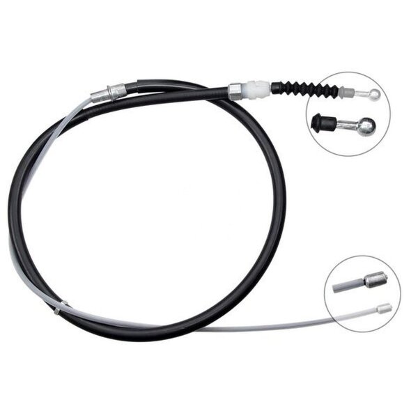 Parking brake cable 1,463 mm disc brake A.B.S. for SEAT LEON and others